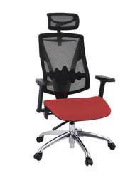 Obrotowy fotel biurowy z oparciem z siatki FUTURA 4S PLUS | Ergonomiczne fotele biurowe